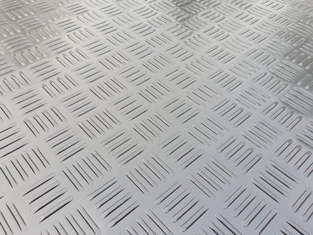 kunststof rijplaat met traanstructuur