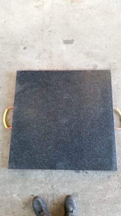Stempelplaat 100 x 100 x 4cm - Afbeelding 2