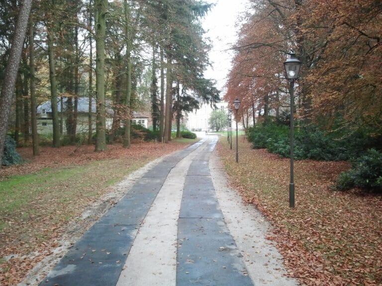 Kunststof rijplaten buiten