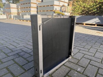 RVS Stempelplaathouder enkel 60x60x4-6 cm